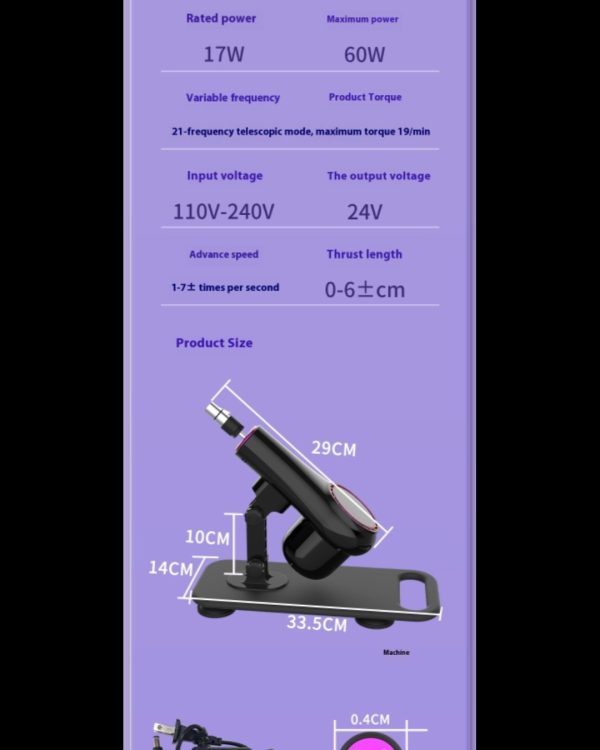 Fully Automatic Retractable Thrusting Tool For Women