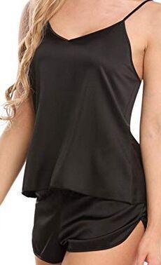 Two Piece Silky Pajama Set