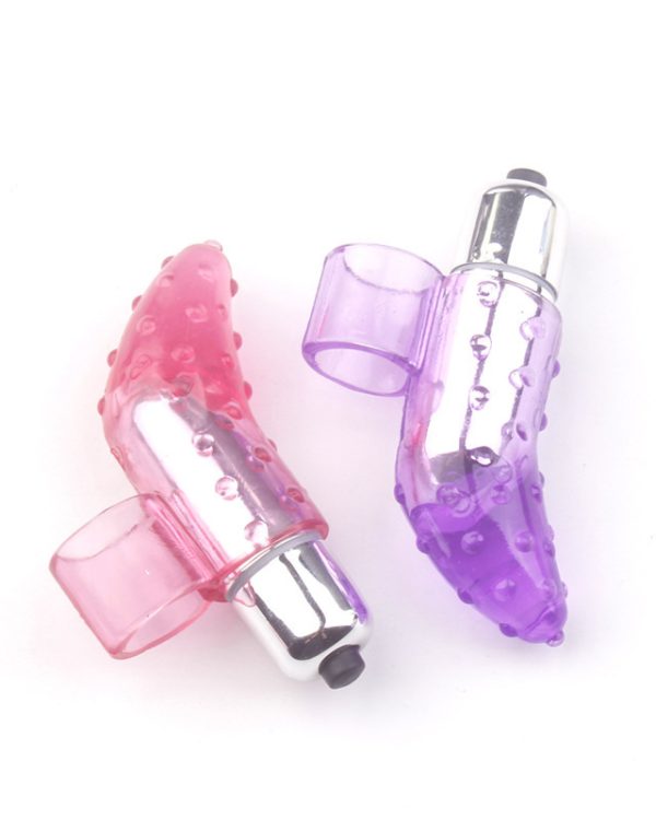 Vibrating Finger Caps Thumb Floating Dot Massage