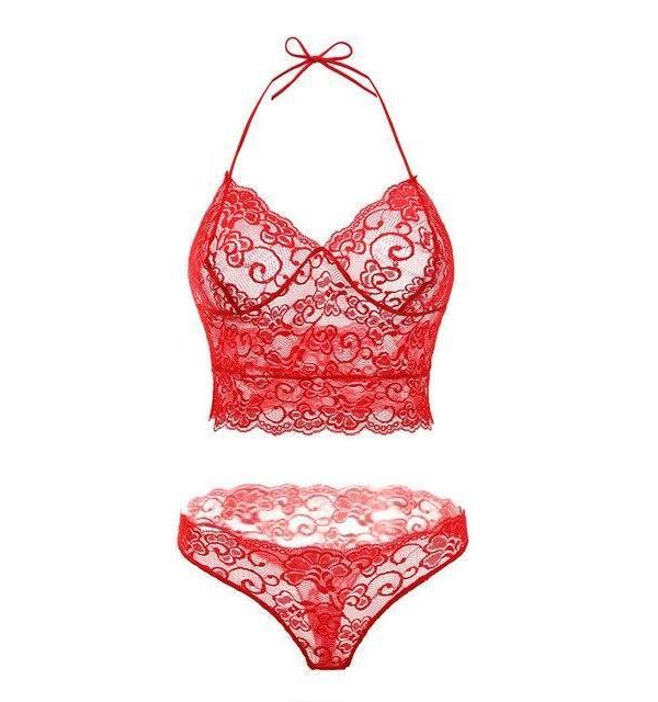 New Erotic Lingerie Perspective Pajamas Set