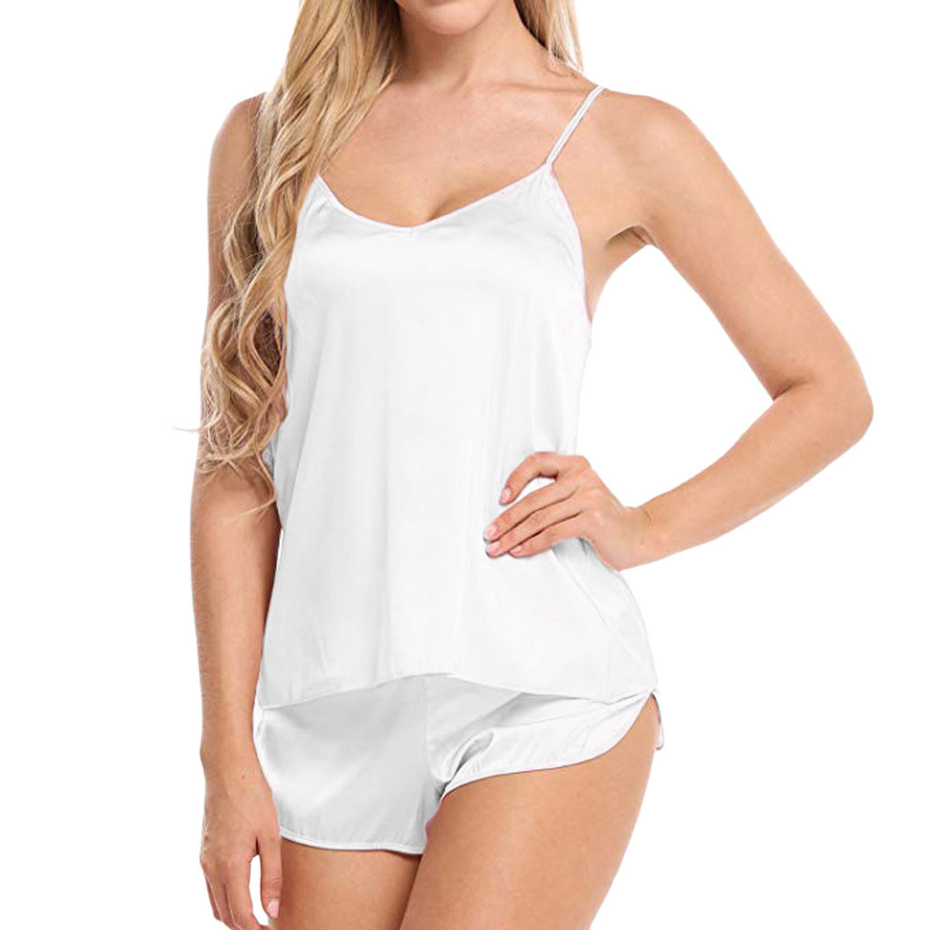 Two Piece Silky Pajama Set