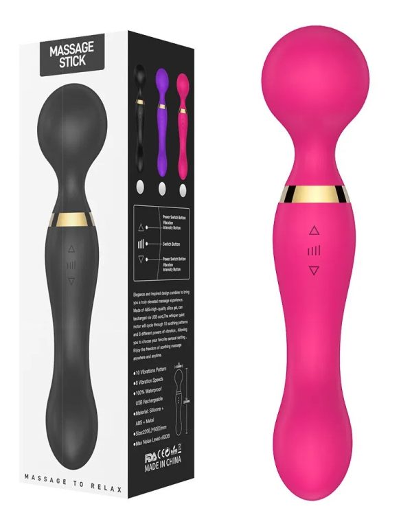 Multispeed Vibrating Rechargeable Magic Massager Wand Personal Full Body Therapy