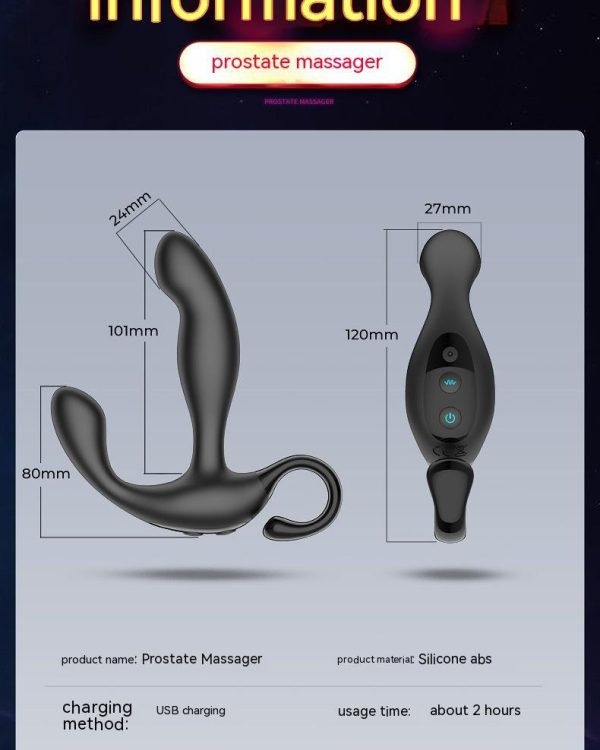 10-frequency Remote Control Prostate Button Vibrators